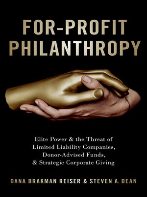 cover image of For-Profit Philanthropy